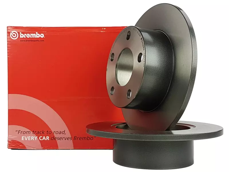 BREMBO TARCZE TYŁ VW PASSAT AUDI A6 100 SKODA SUPE