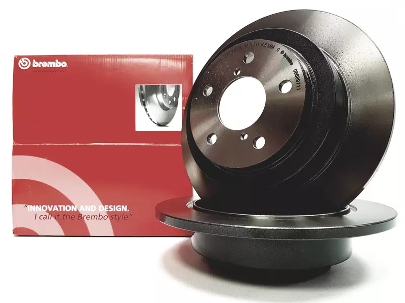 BREMBO TARCZE HAMULCOWE TYŁ 08.6897.11