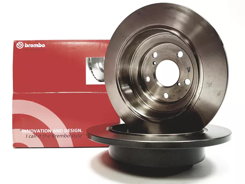 BREMBO TARCZE+KLOCKI TYŁ SUBARU FORESTER SG 265MM 