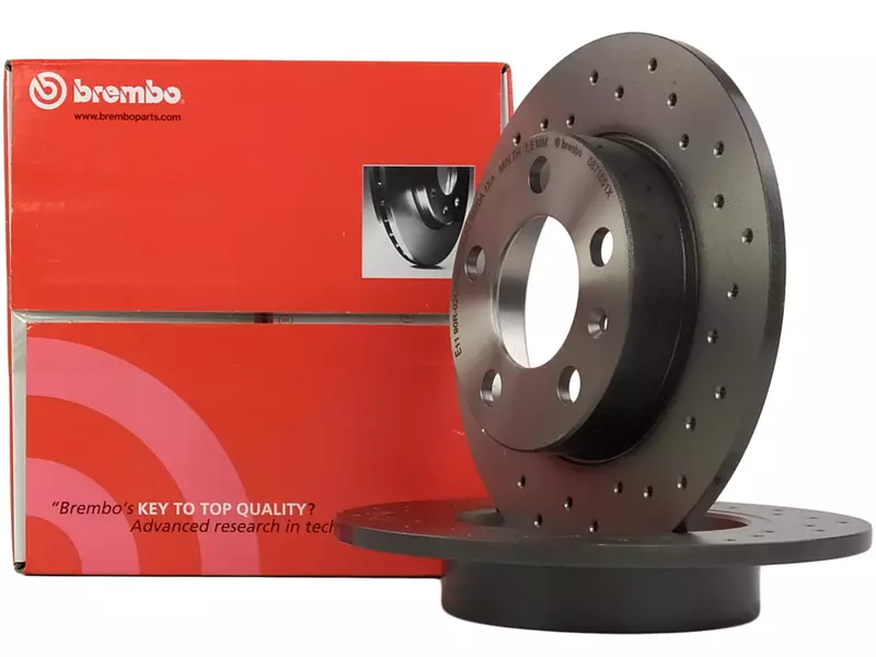 BREMBO TARCZE HAMULCOWE TYŁ AUDI A1 8X A2 8Z 230MM