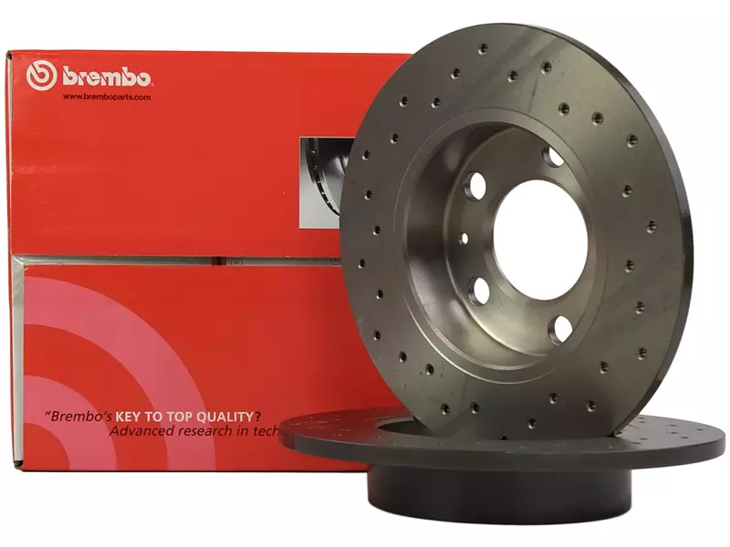 BREMBO XTRA TARCZE+KLOCKI TYŁ VW POLO 9N 6R 230MM 