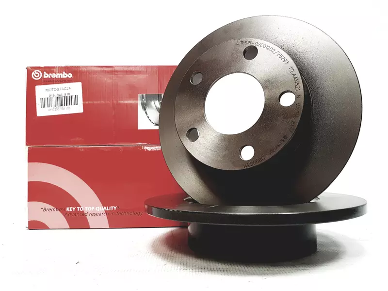 BREMBO TARCZE HAMULCOWE TYŁ 08.9083.11