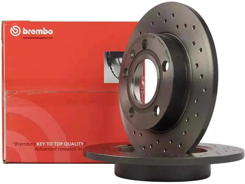 BREMBO TARCZE HAMULCOWE TYŁ 08.9136.1X