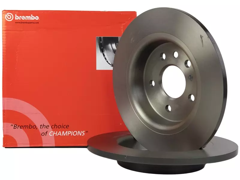 BREMBO TARCZE+KLOCKI TYŁ VOLVO S40 V40 II 280MM 