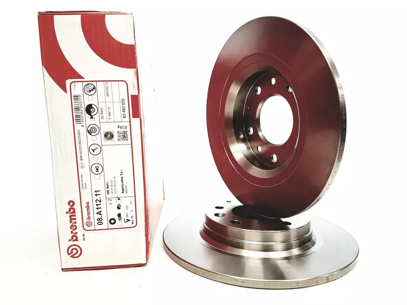 BREMBO TARCZE HAMULCOWE TYŁ 08.A112.10