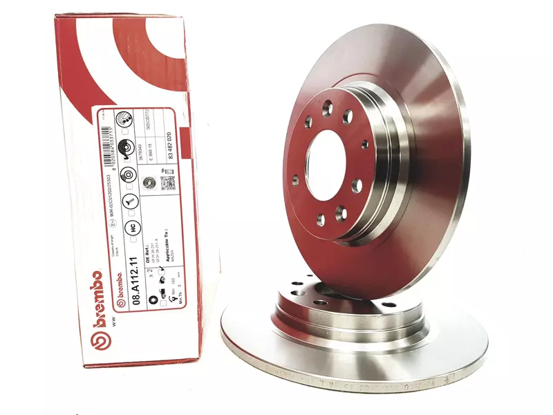 BREMBO TARCZE HAMULCOWE TYŁ 08.A112.10 