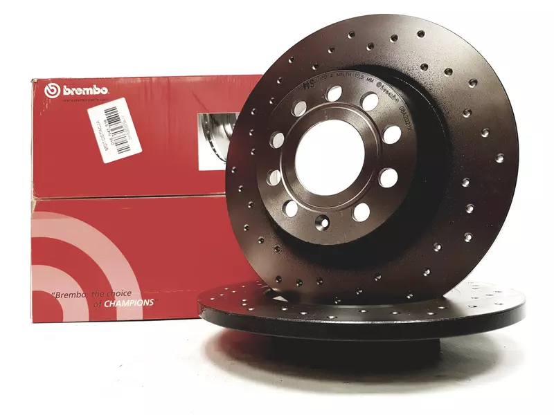 BREMBO TARCZE HAMULCOWE TYŁ 08.A202.1X