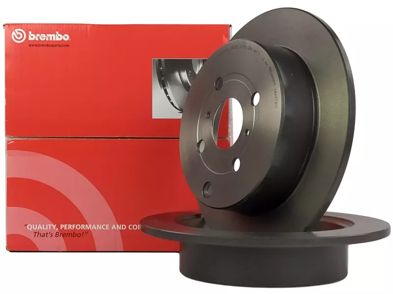 BREMBO TARCZE TYŁ TOYOTA COROLLA E12 YARIS P1 P2