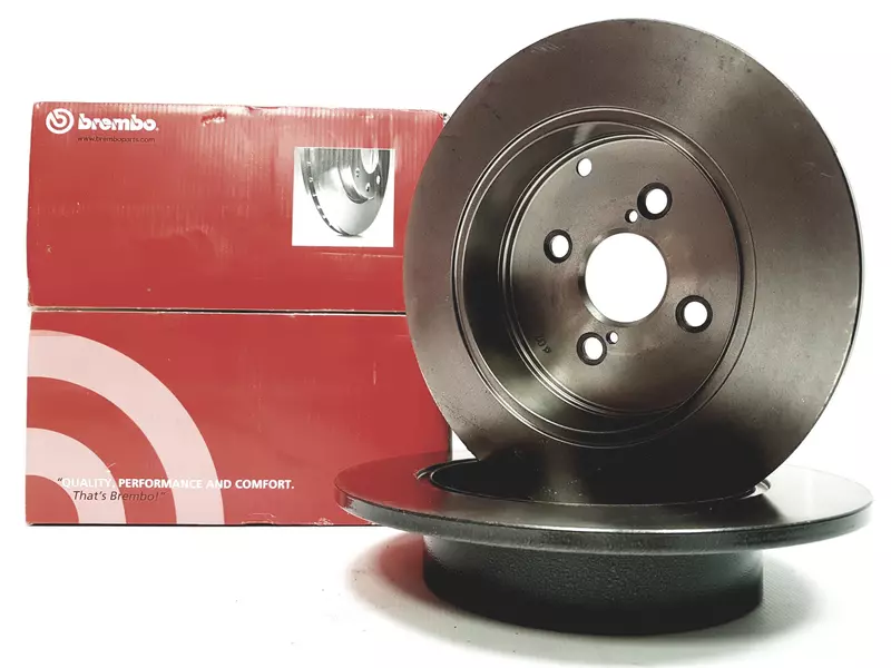 BREMBO TARCZE+KLOCKI TYŁ TOYOTA COROLLA E12 