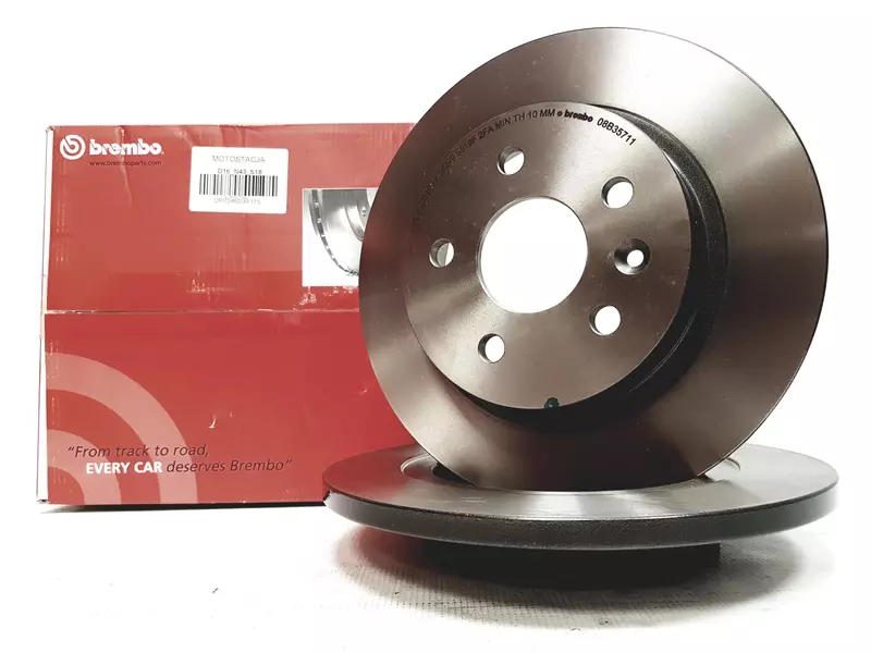 BREMBO TARCZE HAMULCOWE TYŁ 08.B357.11