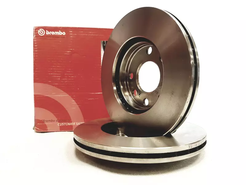 BREMBO TARCZE + KLOCKI PRZÓD CHEVROLET KALOS 