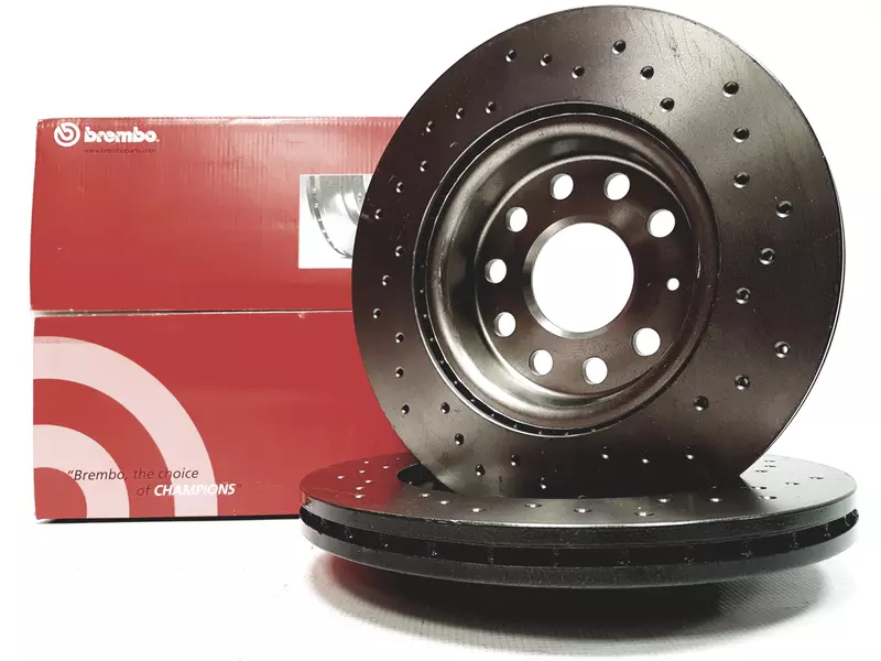 BREMBO XTRA TARCZE+KLOCKI PRZÓD AUDI A3 8P 280MM 