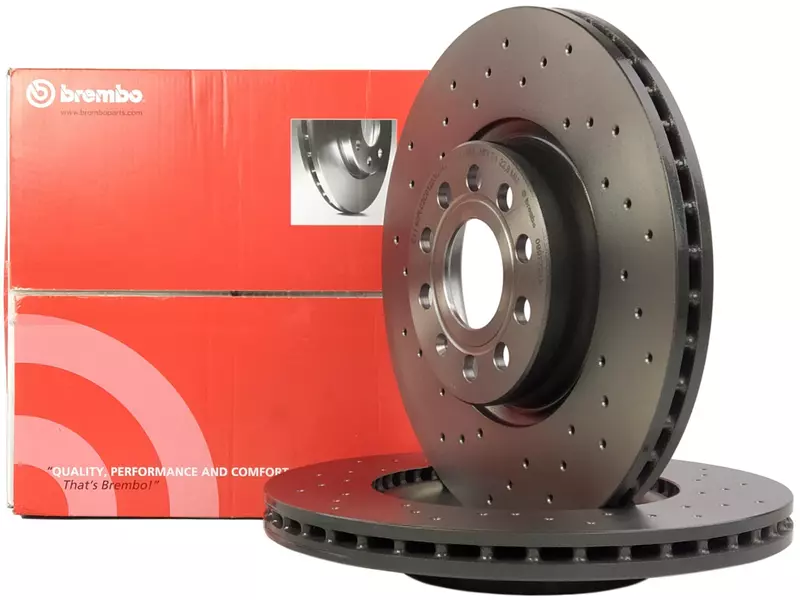 BREMBO TARCZE HAMULCOWE PRZÓD 09.9772.1X