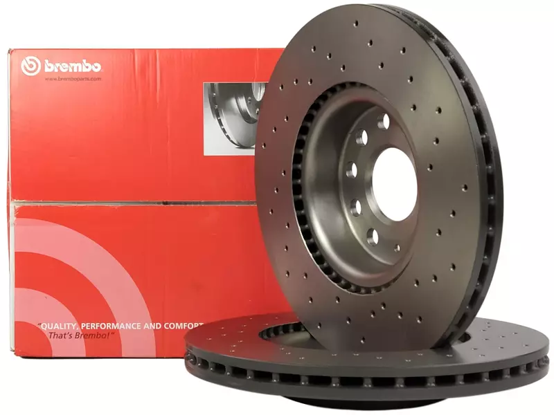 BREMBO XTRA TARCZE+KLOCKI PRZÓD VW TOURAN II 312MM 