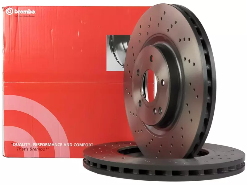 BREMBO TARCZE HAMULCOWE PRZÓD 09.A448.21