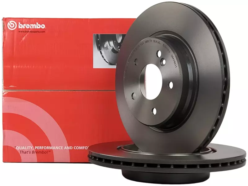 BREMBO TARCZE HAMULCOWE TYŁ 09.A742.11