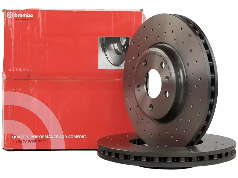 BREMBO TARCZE HAMULCOWE PRZÓD 09.A758.1X