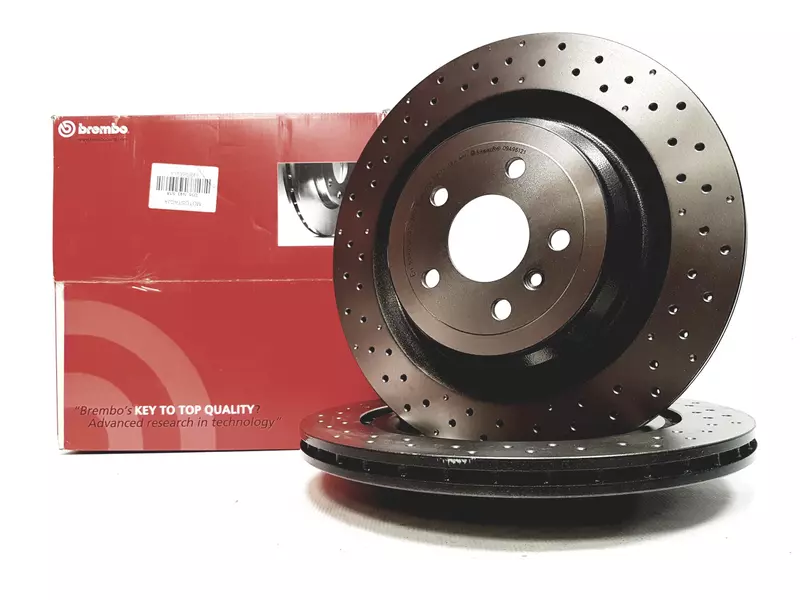 BREMBO TARCZE HAMULCOWE TYŁ 09.A961.21