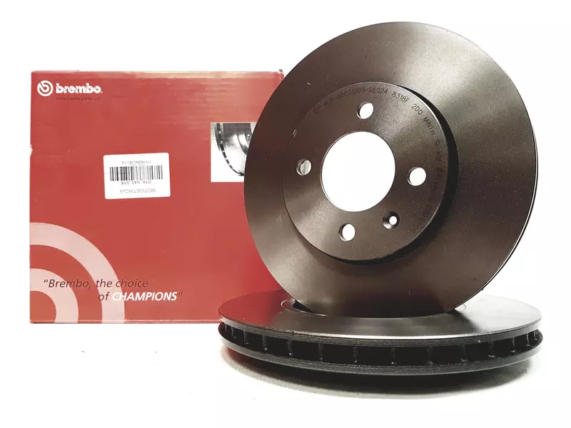 BREMBO TARCZE HAMULCOWE PRZÓD 09.B975.11