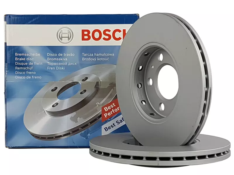 BOSCH TARCZE+KLOCKI PRZÓD+TYŁ AUDI A3 8L1 256MM 