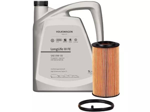 OE VAG LONGLIFE III FE 0W30 5L+FILTR OLEJU OE671/3