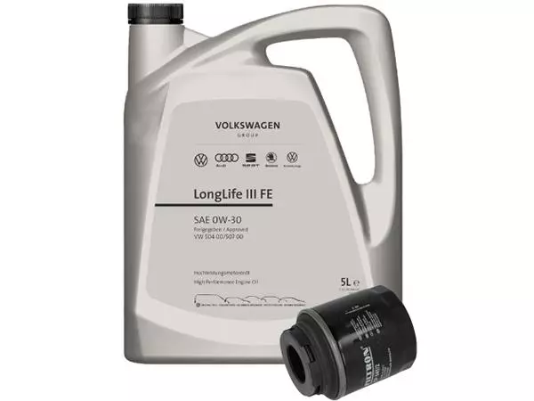 OE VAG LONGLIFE III FE 0W30 5L+FILTR OLEJU OP641/2