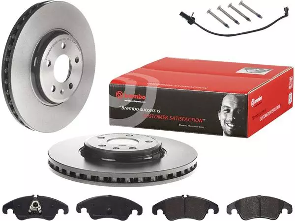 BREMBO TARCZE+KLOCKI PRZÓD AUDI Q5 8R 320MM