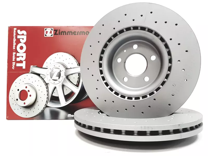 ZIMMERMANN SPORT TARCZE+KLOCKI P AUDI A4 B8 345MM 