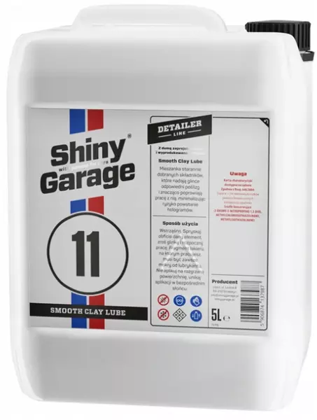 SHINY GARAGE SMOOTH CLAY LUBE LUBRYKANT 5L