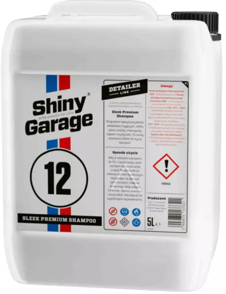 SHINY GARAGE SLEEK PREMIUM SHAMPOO SZAMPON 5L