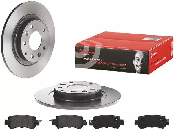 BREMBO TARCZE+KLOCKI TYŁ MAZDA CX-3 DK 281MM