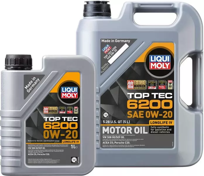 LIQUI MOLY TOP TEC 6200 0W20 VW 508.00/509.00 7L 