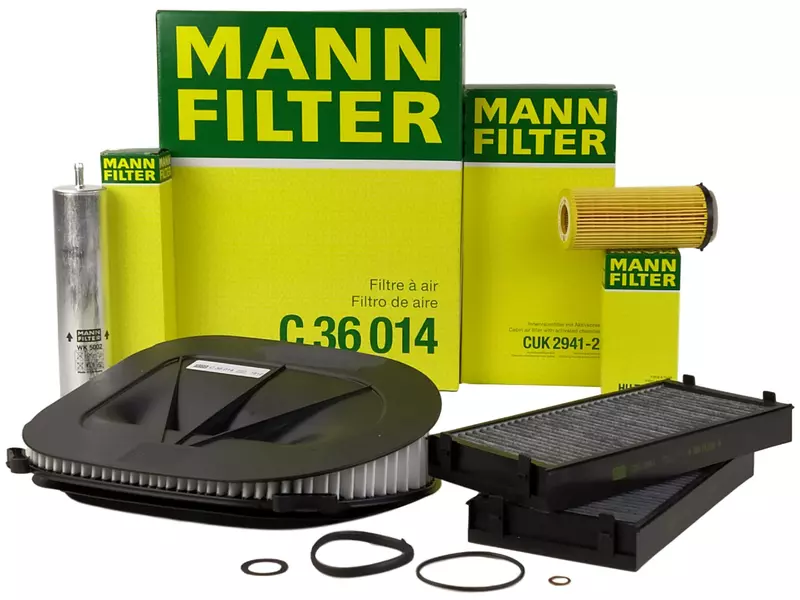 MANN ZESTAW FILTRÓW BMW X5 E70 3.0D N57 2010-