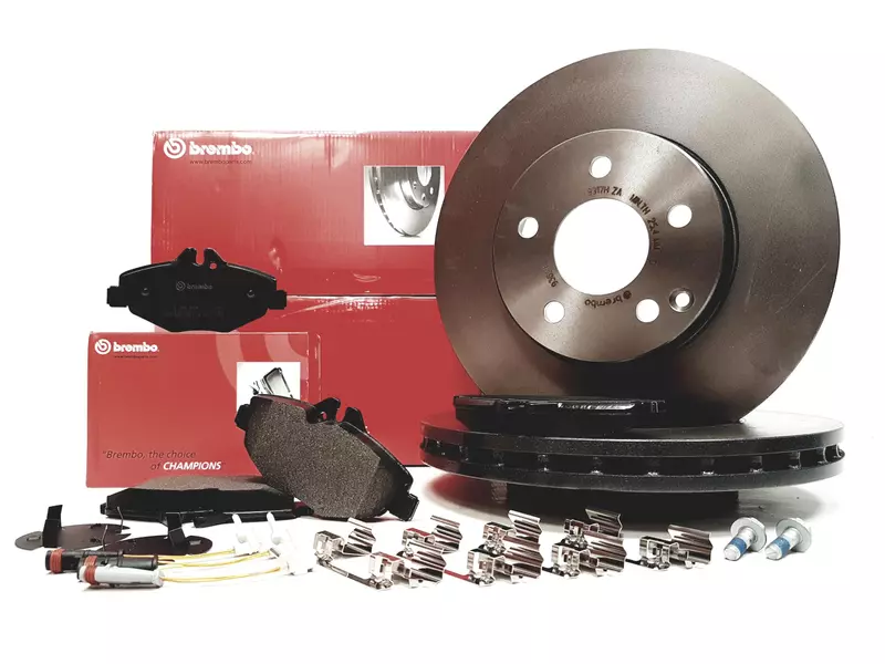 BREMBO TARCZE+KLOCKI PRZÓD MERCEDES E W211 295MM