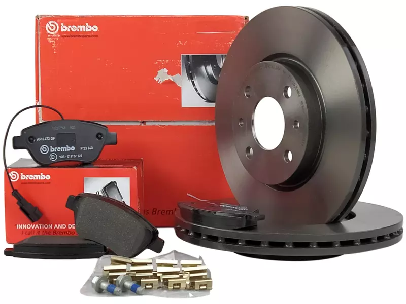 BREMBO TARCZE+KLOCKI PRZÓD PEUGEOT BIPPER 257MM