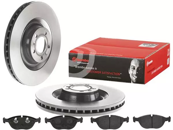 BREMBO TARCZE+KLOCKI PRZÓD AUDI A8 D2 360MM