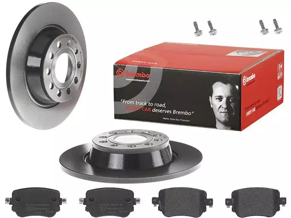 BREMBO TARCZE+KLOCKI TYŁ AUDI Q3 8U 282MM