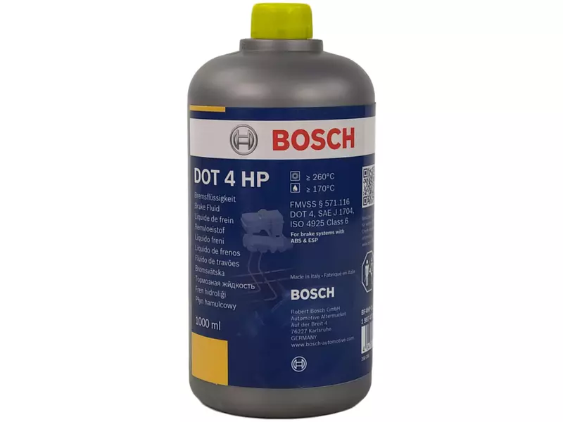 BOSCH PŁYN HAMULCOWY DOT 4 HP ABS ASR ESP 1L