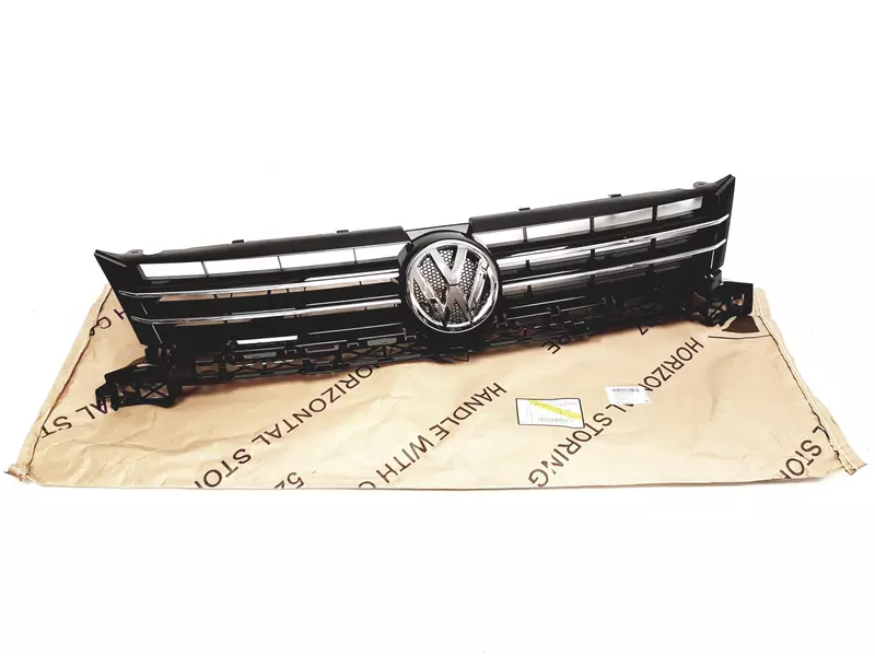 OE VAG ATRAPA GRILL CZARNY/CHROM VW TOURAN 11-15