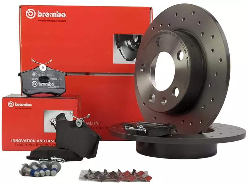 BREMBO XTRA TARCZE+KLOCKI TYŁ SEAT CORDOBA 6L