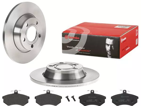 BREMBO TARCZE+KLOCKI PRZÓD AUDI A4 B5 280MM