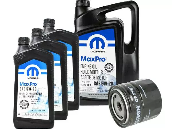 MOPAR MAXPRO 5W20 7,838L+FILTR OLEJU OP533/1