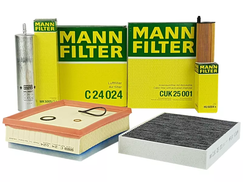 MANN ZESTAW FILTRÓW BMW 1 F20 F21 114D 116D 118D