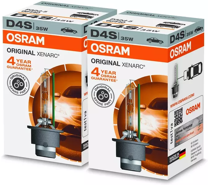 OSRAM ORIGINAL XENARC D4S 42V 35W P32D-5 ZESTAW