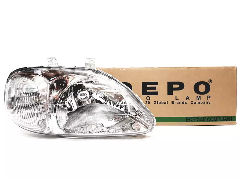 DEPO REFLEKTORY LAMPY PRZÓD HONDA CIVIC VI 2 SZT 