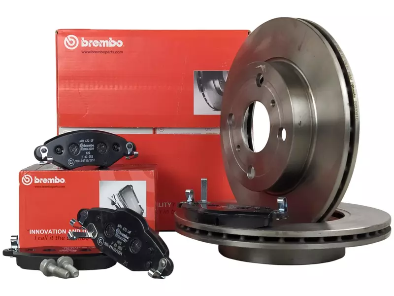 BREMBO TARCZE+KLOCKI PRZÓD TOYOTA YARIS P1 235MM