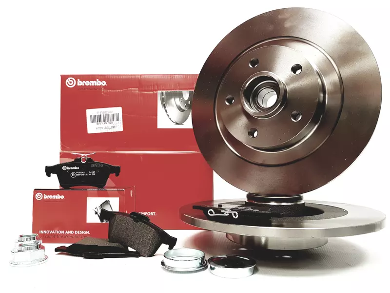 BREMBO TARCZE+KLOCKI TYŁ RENAULT LAGUNA III 300MM