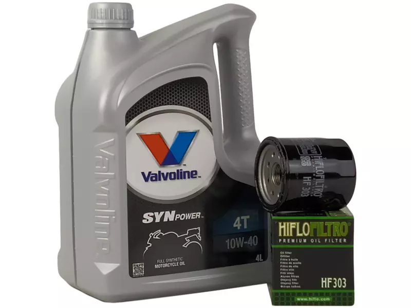 VALVOLINE SYNPOWER 4T 10W40 4L + FILTR HF303