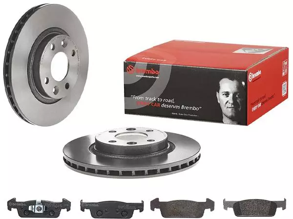 BREMBO TARCZE+KLOCKI P DACIA SANDERO II 258MM