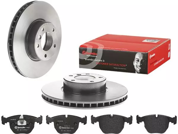 BREMBO TARCZE+KLOCKI PRZÓD BMW 5 E39 324MM